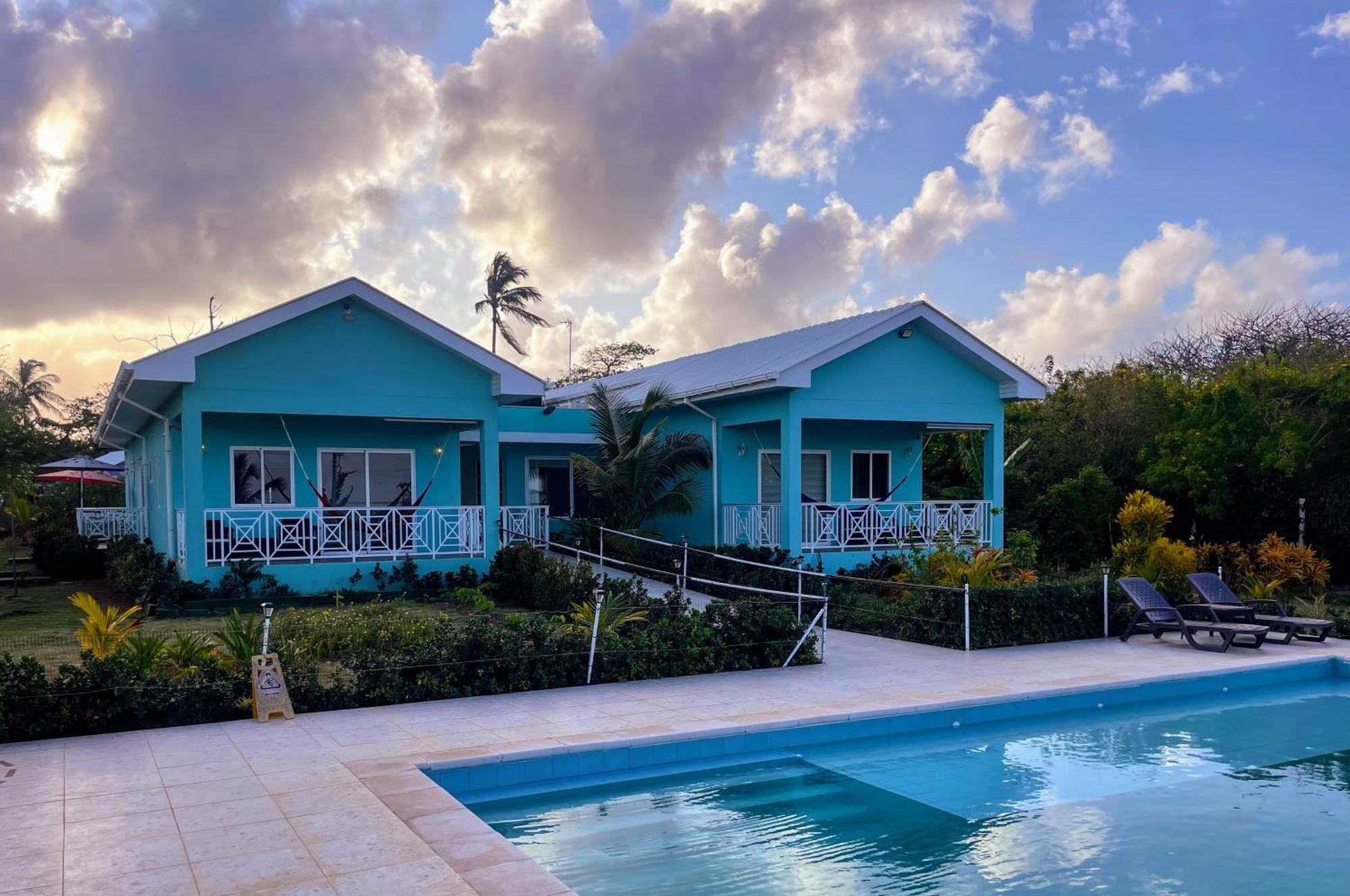 Blue Lizard House Villa San Andrés Buitenkant foto